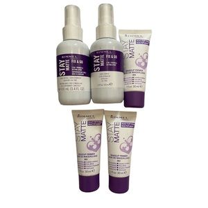 Rimmel Stay Matte Makeup Primer, Rimmel Stay Matter Setting Spray, Primer